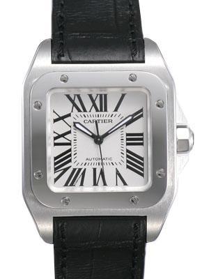 CARTIER カルティエ サントス コピー 100 ＭＭ W20106X8 ホワイト